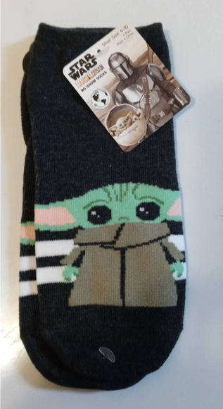 Star Wars Mandelorian No Show Socks. Size 4-10 - Picture 1 of 3